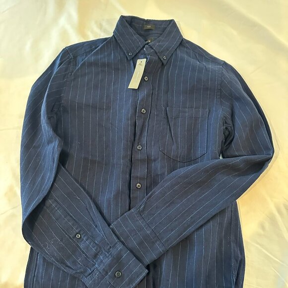 JCrew Button Long Sleeve Down Shirt - Picture 2 of 3